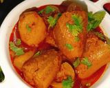 आलू परवल की कुकर वाली सब्जी रेसिपी चरण 10 फोटो