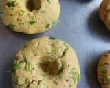 A picture of step 3 of Makki ka dhokla.