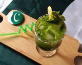 A picture of step 4 of Mint Margarita.