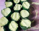 Foto langkah ke 5 dari resep Putu Bambu Pandan.