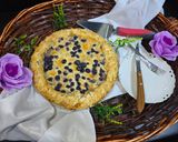 عکس مرحله 24 از دستور گلت چیز کیک بلوبری💙 Blueberry Cheesecake Galette