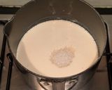A picture of step 5 of Orange Posset.