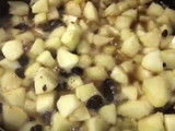Tarta de manzana con nueces y pasas!