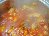 Pechugas en salsa de tomate