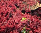 A picture of step 3 of Beetroot with coconut and curd.