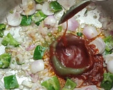 A picture of step 7 of Chilli Paneer 📌.
