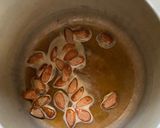 A picture of step 1 of Gur ka Daliya.