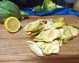 Foto del paso 1 de la receta: Tortilla de alcachofas