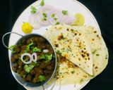 पंजाबी सूखे छोले विध गार्लिक नान (punjabi chole with garlic naan) रेसिपी चरण 8 फोटो
