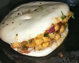 A picture of step 4 of Chole kulche.