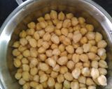 चटपटे छोले पूरी रेसिपी चरण 1 फोटो