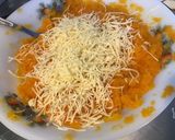 Une image de l'étape 10 de Duo de purées potiron et pommes de terre spiruline et emmental.