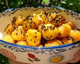 Hình bước làm 3 của món Khoai lang bã đậu viên chiên
