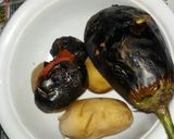 A picture of step 4 of Tomato potato and brinjal ka yummy Chokha.