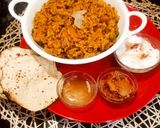 A picture of step 9 of Moong Dal Khichdi.