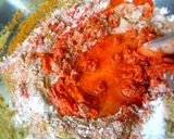 A picture of step 3 of Malabar trevally fish fry.