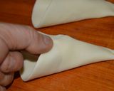 Foto del paso 1 de la receta: Conitos de panceta y queso