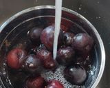 A picture of step 2 of Easy plum compote.
