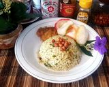 Foto langkah ke 7 dari resep Nasgor Lombok Hijau.