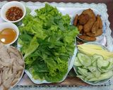 Hình bước làm 2 của món Cuốn chả cá