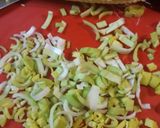 A picture of step 1 of Garbanzo Bean and Pork Soup.
