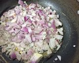 A picture of step 1 of கடலைக்கறி.