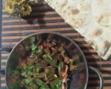A picture of step 11 of Bhindi Karahi.