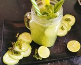 A picture of step 9 of Cucumber lemon cooler/summer cooler/cucumber juice.