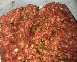 A picture of step 1 of Meat balls.