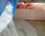 A picture of step 3 of Almond shake in coffie taste.