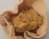 A picture of step 5 of Shahi Puran poli.