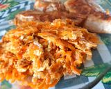 Foto del paso 1 de la receta: Revuelto de zanahoria con huevos y pechuga de pollo