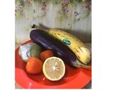 Foto langkah ke 1 dari resep Diet Juice Eggplant Banana Lemon Tomato Jambu Kristal.