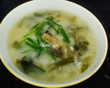 Hình bước làm 3 của món Cháo lươn rong biển
