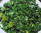 Foto langkah ke 1 dari resep Pepes daun Pepaya Jepang Cumi asin.