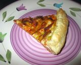 Foto del passaggio 7 della ricetta Torta salata con fiori di zucca taleggio e cotto