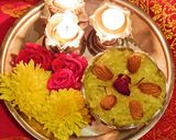 A picture of step 4 of Navratri Special Mixed fruit Falahari Halwa.