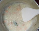 Foto langkah ke 4 dari resep Nasi tim saring ikan salmon-MPASI 6m.