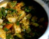 শীতের সব্জী দিয়ে মুগ মসুর ডাল (shiter sabji diye moong dal recipe in Bengali) রেসিপি ধাপ - 4 ছবি