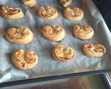 Foto del paso 4 de la receta Palmeritas de hojaldre dulces y de jamón y queso