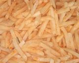 A picture of step 3 of Garlic fries.