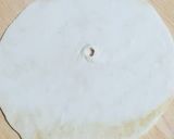 A picture of step 11 of Handi kabab with fried paratha.