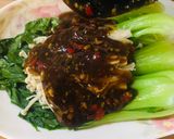 Foto langkah ke 3 dari resep Pakcoy Jamur Enoki Saus Tiram.