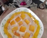 A picture of step 6 of Fruit custard.
