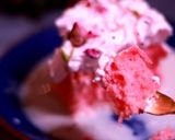 ரொமான்டிக் ரோஸ்மில்க் கேக் (Romantic rosemilk cake recipe in tamil) ரெசிபி ஸ்டேப் 18 புகைப்படம்