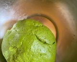 A picture of step 2 of Methi Palak Poori.