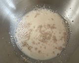 A picture of step 1 of Greek pita bread.