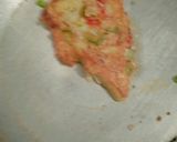A picture of step 3 of Omelette fried Sandwich.