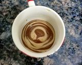 A picture of step 4 of Marble Mug Cake.