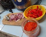 Foto langkah ke 2 dari resep Sambal terasi tanpa uleg.